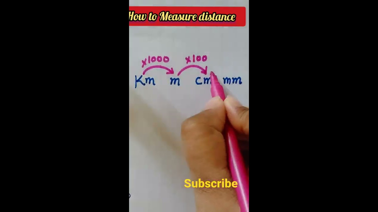 #How to change km to meter ,cm ,& mm /#Measure distance