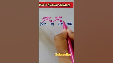 Thumbnail of #How to change km to meter ,cm ,& mm /#Measure distance