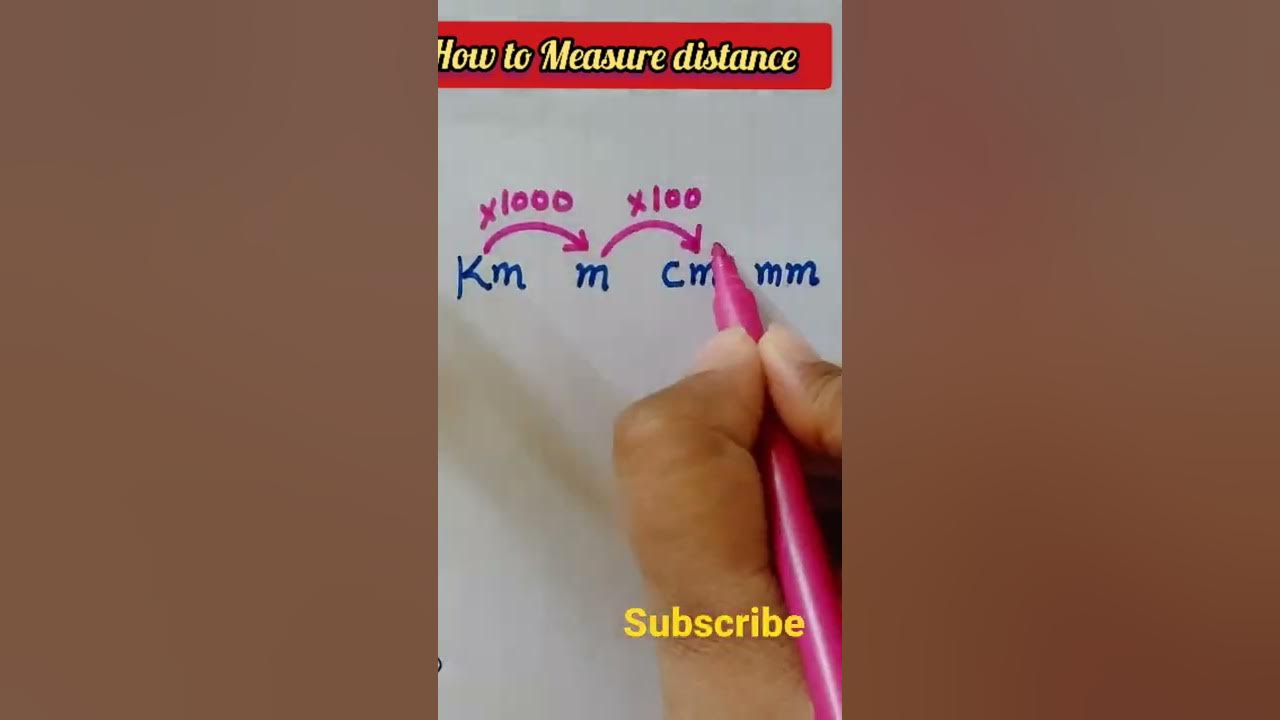 #How to change km to meter ,cm ,& mm /#Measure distance
