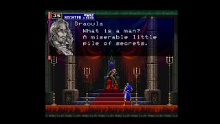 "Miserable Pile of Secrets" in Japanese and in English (Castlevania: Symphony of the Night)