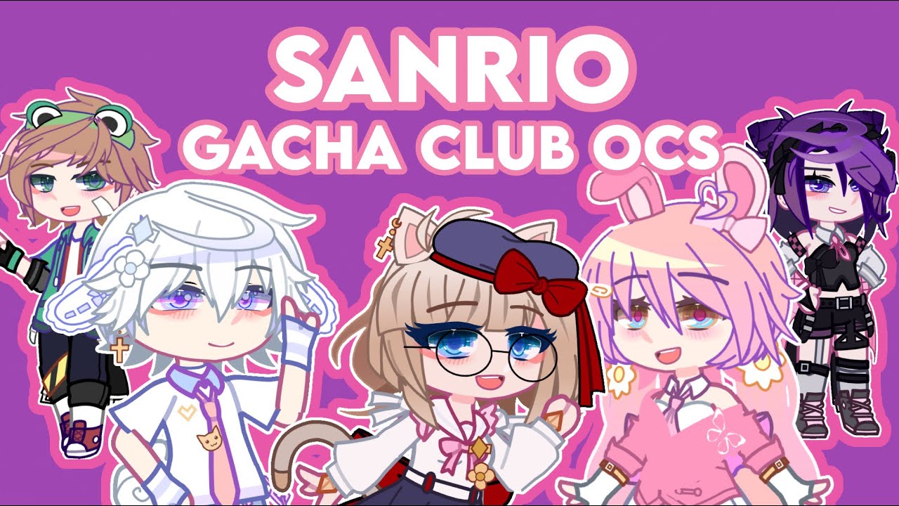 Gacha club ocs, Sanrio inspired, Hello Kitty, Gacha club aesthetic ocs, Gacha outfits