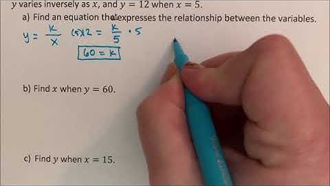 Direct and Inverse Variation - Skill and Drill