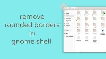 How to remove rounded borders from windows in Ubuntu with GNOME shell