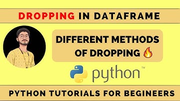 How to drop rows and columns in a Pandas DataFrame | Python Tutorials