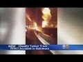 Caught On Camera: Tanker Truck Crash In Baltimore