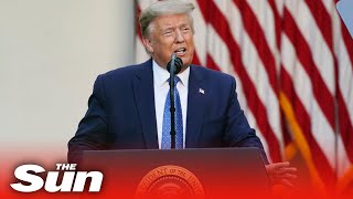 Donald Trump says 'I am your law and order president' and threatens army will end riots