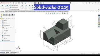 SolidWorks 2025 Tutorial – Extrude Boss (Beginner Guide)