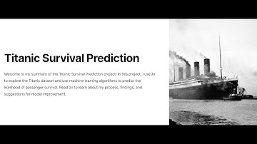AI Code Interpreter: Solving the Titanic Survival Prediction Challenge with ChatGPT Data Analysis