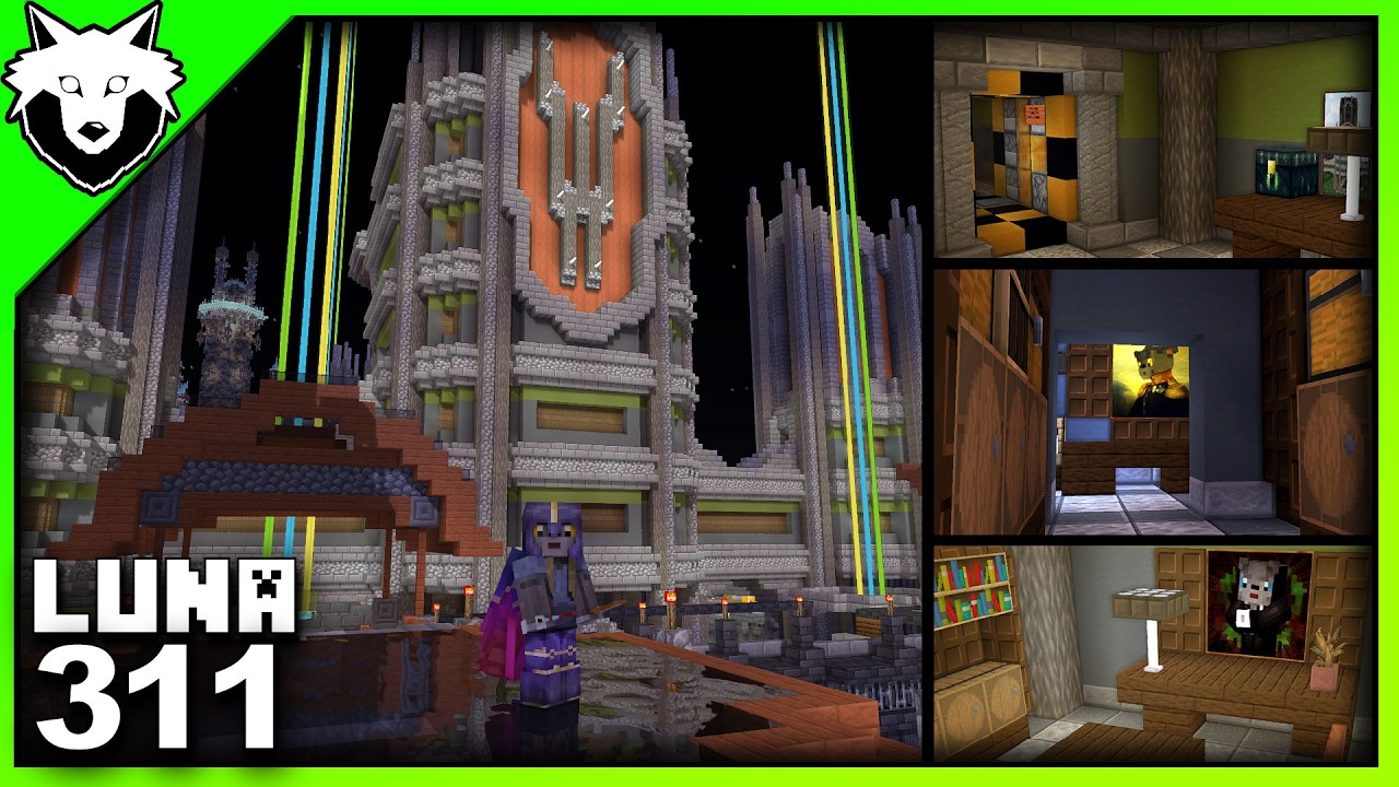 Minecraft Survival 311 | Security and Access | Quarantined District | LUNA SSP Phase 3