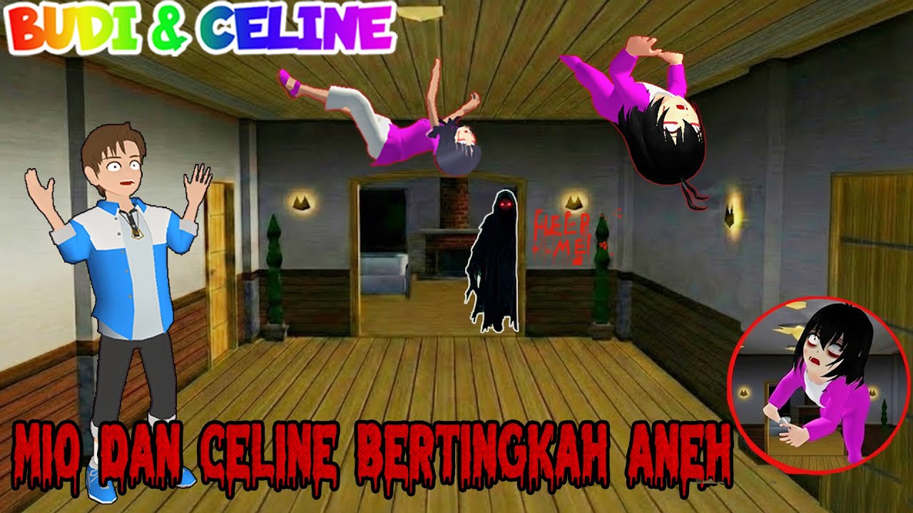 Yuta panik! Mio dan Baby Celine jadi Aneh Merangkak Di Tembok | Ada Sosok Hitam Dibalik DInding 😱