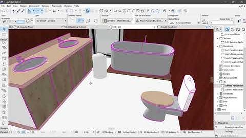 ARCHICAD 24: small house design part 3(final part)
