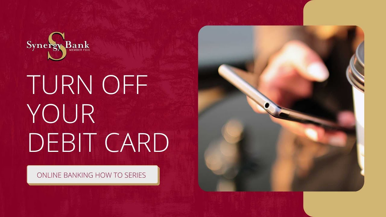 Turning Off Debit Card - YouTube