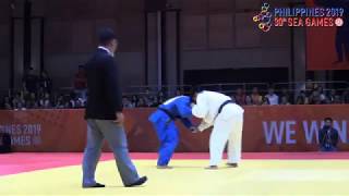 Bronze Medal | Judo | M | -73kg | Ang Ace(SIN) vs Nouvene Uen Xaisengxeun(LAO) | 2019 Sea Games