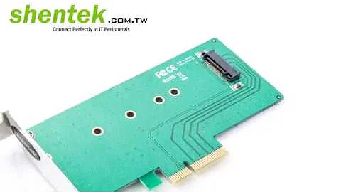 1 slot M key PCIe NVMe SSD M.2 PCI Express PCIe Card shentek