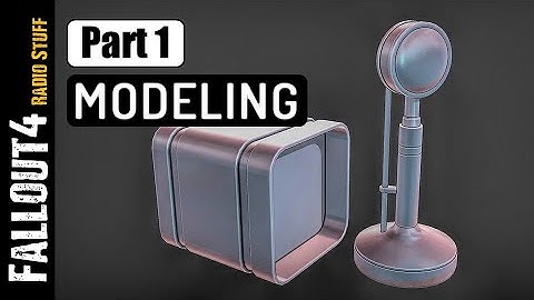 BLENDER: FALLOUT4 RADIO STUFF (PART 1)