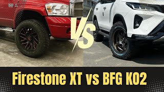 Firestone Destination XT vs BFG KO2