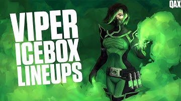 Viper Icebox Lineups Post Plants 2 Step Lineups Very Easy-Valorant