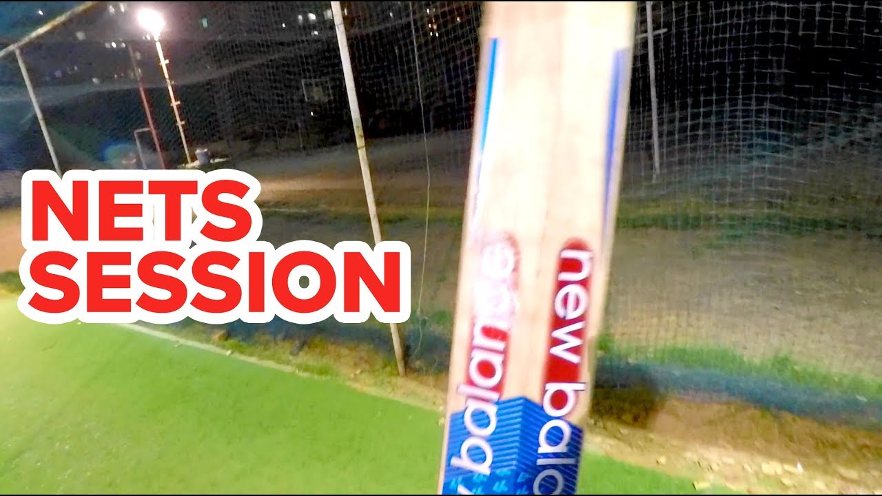 (FACING 140+) GOPRO Helmet Cam Cricket Nets Sessions With RK YouTube