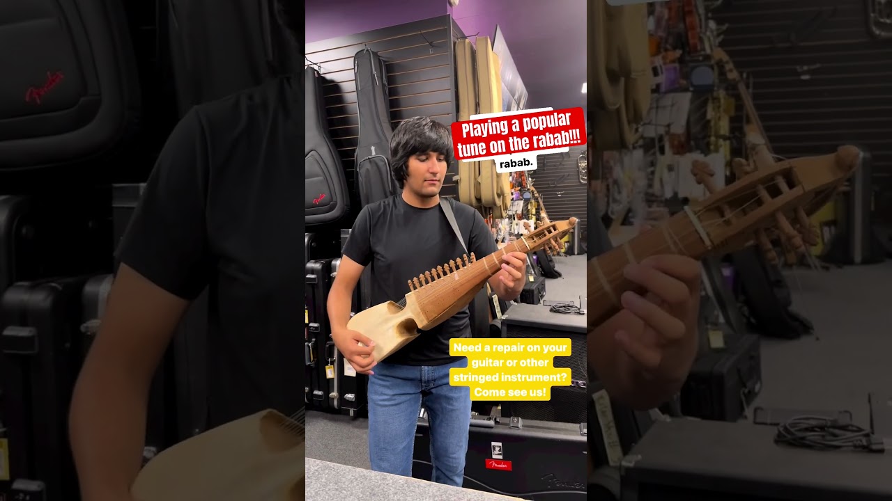 Playing a popular tune on the rabab!!! 