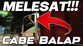 Truk Cabe Lari Kesetanan Sampai Tidak Bisa Dikejar