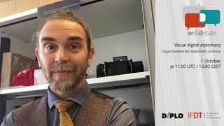 WebDebate #32 (promo): Visual digital diplomacy: Opportunities for diplomatic practice (2019)