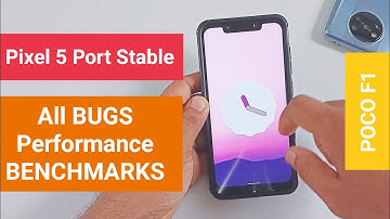 PocoF1 Pixel 5 Port is smooth but bug free??🤔🤔