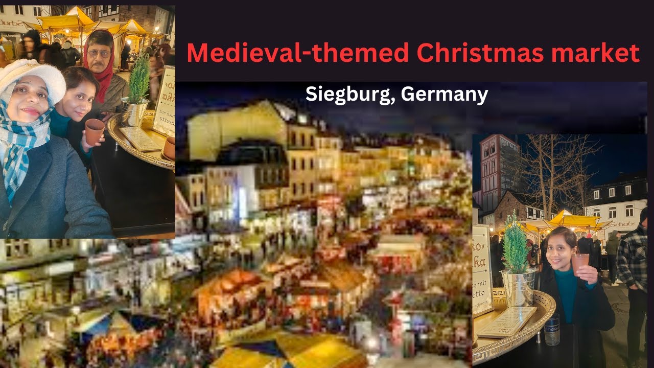 Siegburg Christmas Market 🎄 | Medieval Charm & Festive Cheer! Siegburg, Germany | Jhilik