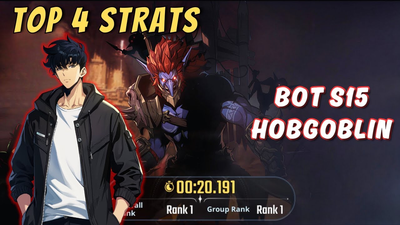 20s Hobgoblin | 4 Easy Strats | Solo Leveling: ARISE | BoT S15 #04