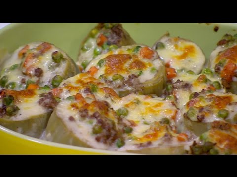 طريقة عمل خرشوف محشي بالبشاميل لايت