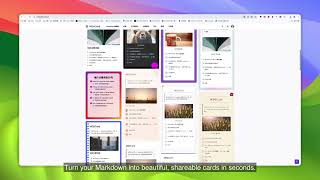 Turn Markdown into Beautiful Cards ✨ | MD2Card - The Best Markdown to Image Tool