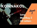 Konnakol Speakalong / Long Mukthay 2 (64Letters)