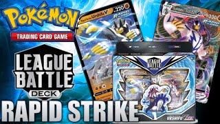 NEW! Rapid Strike Urshifu Vmax League Battle Deck [Box Opening]