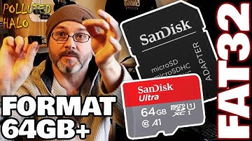 Format 64GB SD Card To FAT32 (Works On Higher GB Cards/Drives Too)