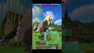Minecraft mod Animalistic Mount summoning for a Nymph Bird. #shorts