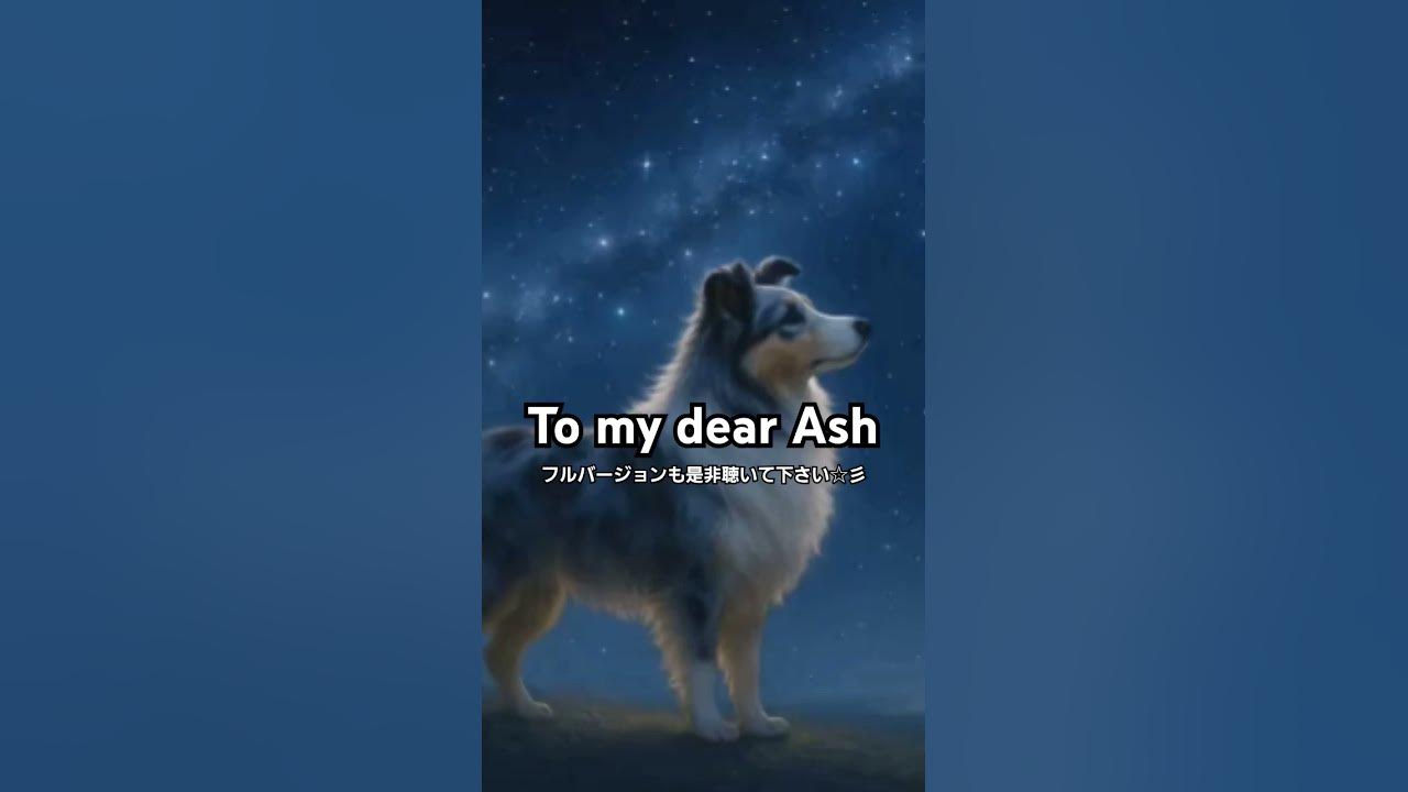 To my dear Ash（ショート）　#オリジナル曲 #aimusic #music