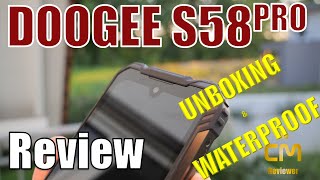 DOOGEE S58 Pro Unboxing & Waterproof: Outdoor Smartphone IP68 Android 10 (Deutsch, eng. hints)