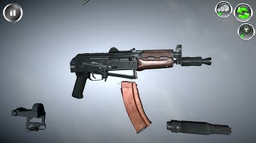 Weapon Field Strip 3D AKS-74u
