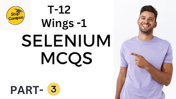 selenium mcq part-3  selenium tcs mcqs  wings 1 selenium mcq