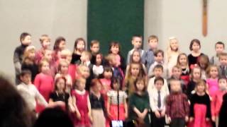 Izzy Xmas program 2015 o come little children