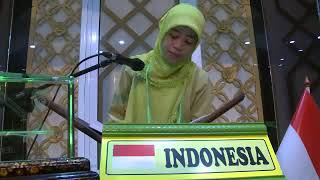 QORIAH TERBAIK  MTQ INTERNASIONAL - INDONESIA (HJ. MIFTAHUL JANNAH)