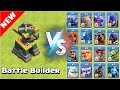 **NEW** Battle Builder Hut vs All Troops - Clash of Clans