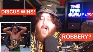THE MMA GURU REACTS TO DRICUS DU PLESSIS DEFEATING SEAN STRICKLAND BY SPLIT DECISION AT UFC 297!