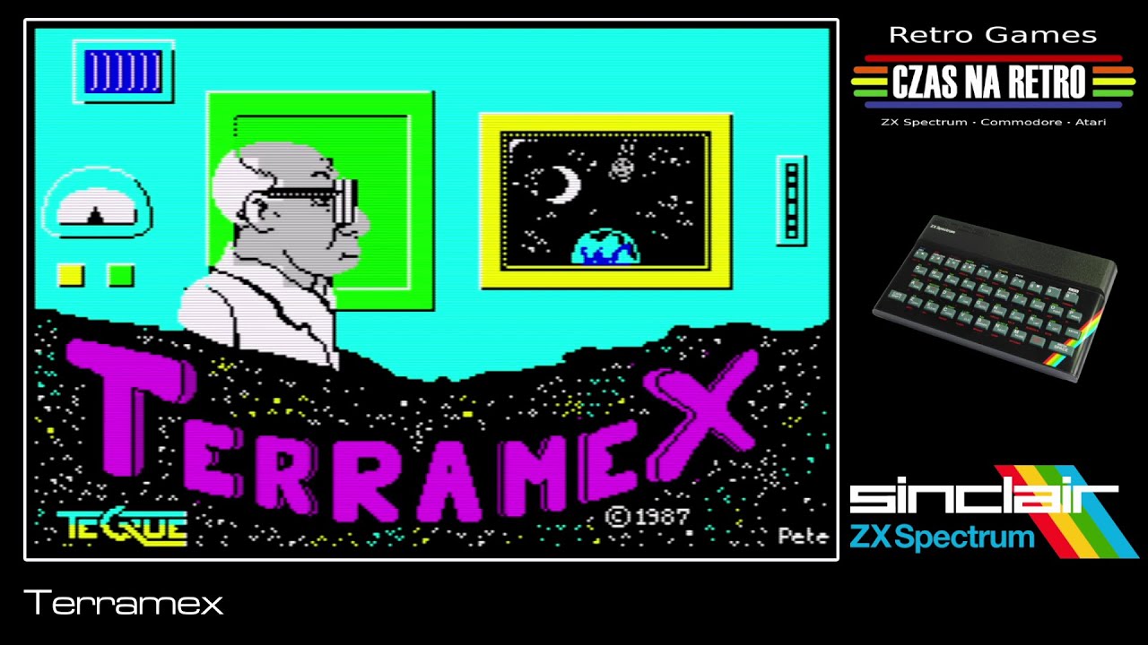 レトロゲーム Terramex (1987) - ZX Spectrum - YouTube