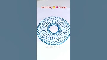 Amazing Pattern 🔥✨ with spirograph scale #art #shorts #satisfyingvideo