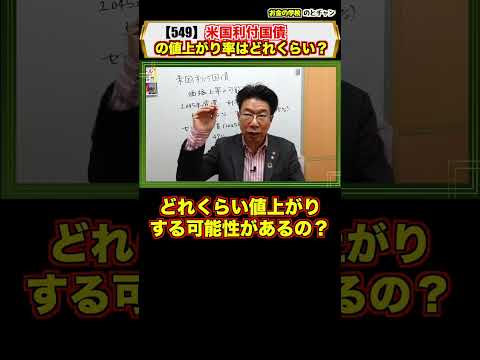 ＃Shorts【549】株の大暴落時に米国ゼロクーポン債が値上がりした場合、米国利付国債はどれくらい値上がりしますか？株の大暴落を狙え！！