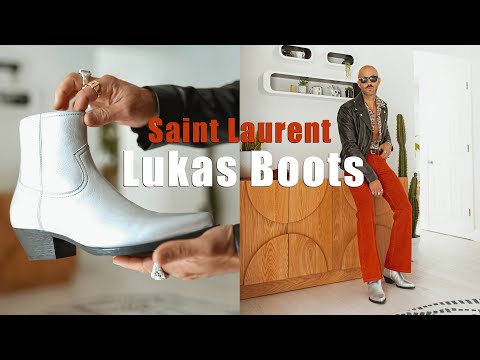 Saint Laurent Lukas Boots Unboxing Review On Feet