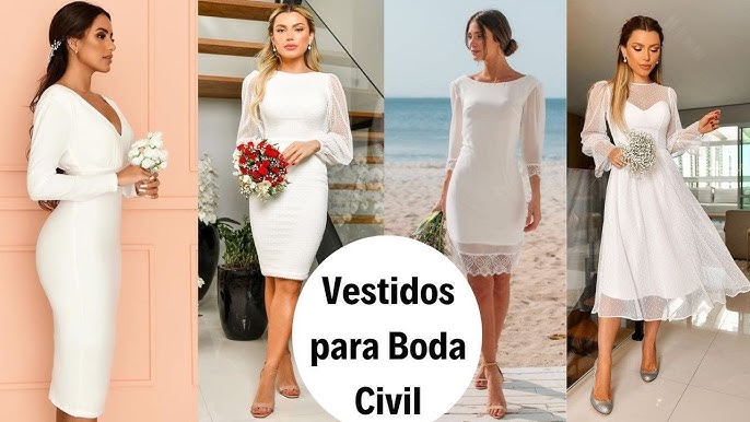 Vestidos de novia para una boda civil  Vestidos de novia, Vestidos de novia  civil, Vestidos boda civil