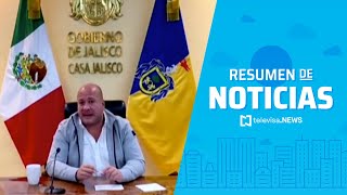 Enrique Alfaro aseguró que trabaja para garantizar la paz en Jalisco; resumen de noticias vespertino