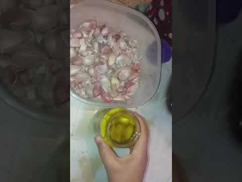 زيت الزيتون والتوم علاج الزكام والعطس الشديد من اول استعمال