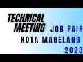 Technical Meeting Job Fair | Disnaker Kota Magelang | Dinas Tenaga Kerja Kota Magelang 04052023
